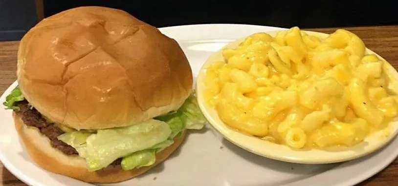 Hamburger and Macaroni and Cheese